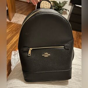 Coach Medium Black Backpack (NWOT)